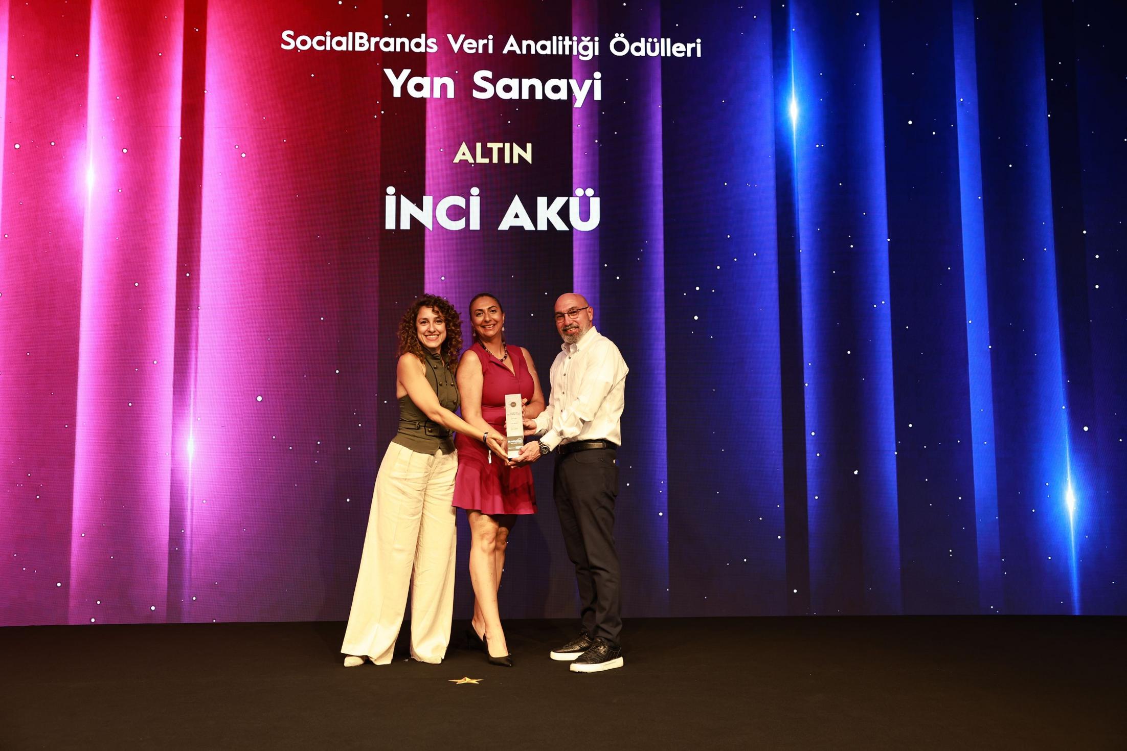 İnci Akü Brandverse Awards 2026 Altın Ödül - basın görseli