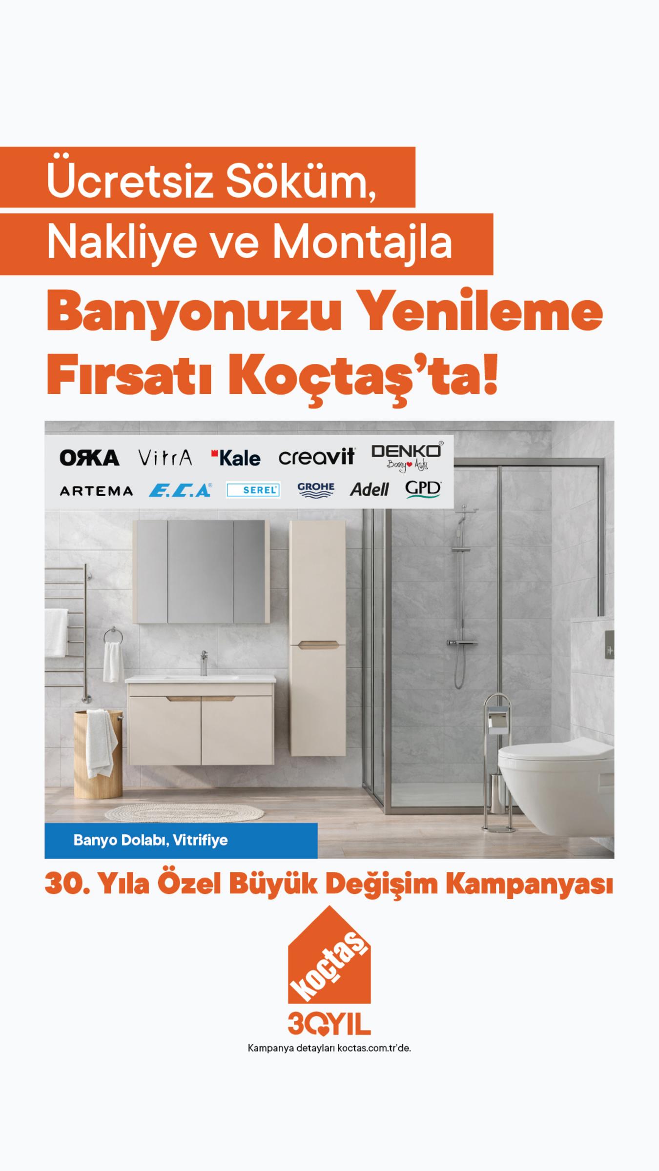 Koçtaş 30. yıl Haziran kampanyaları görseli