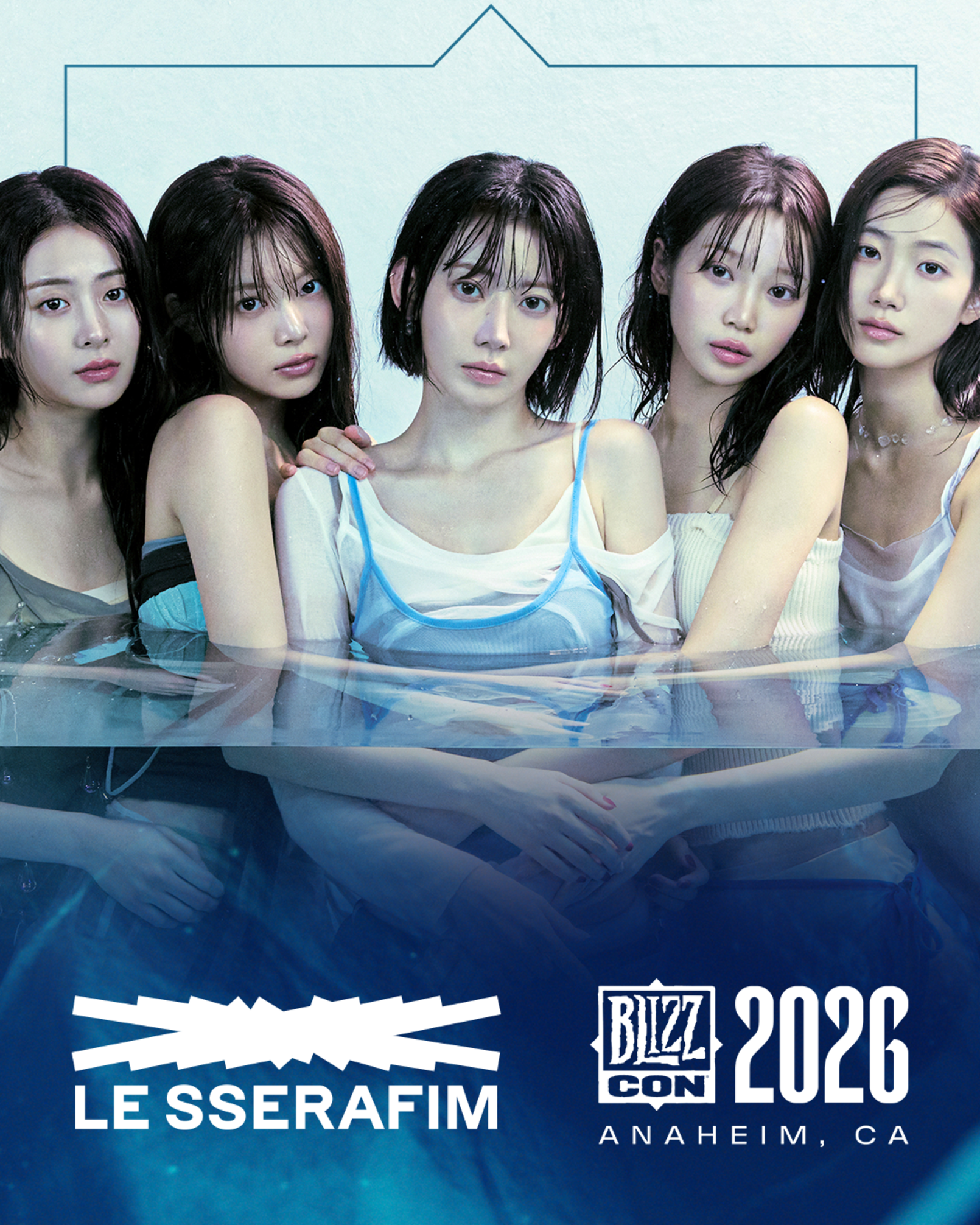 LE SSERAFIM BlizzCon 2026 kapanış sahnesi