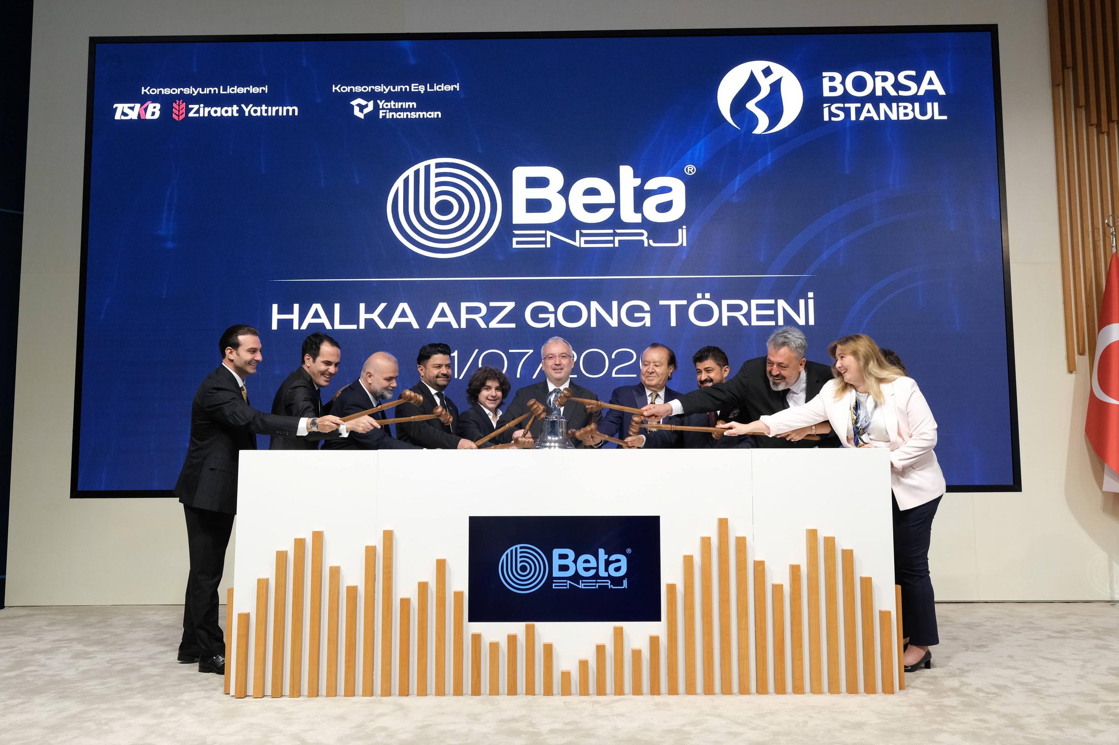 Borsa İstanbul’da Beta Enerji gong töreni