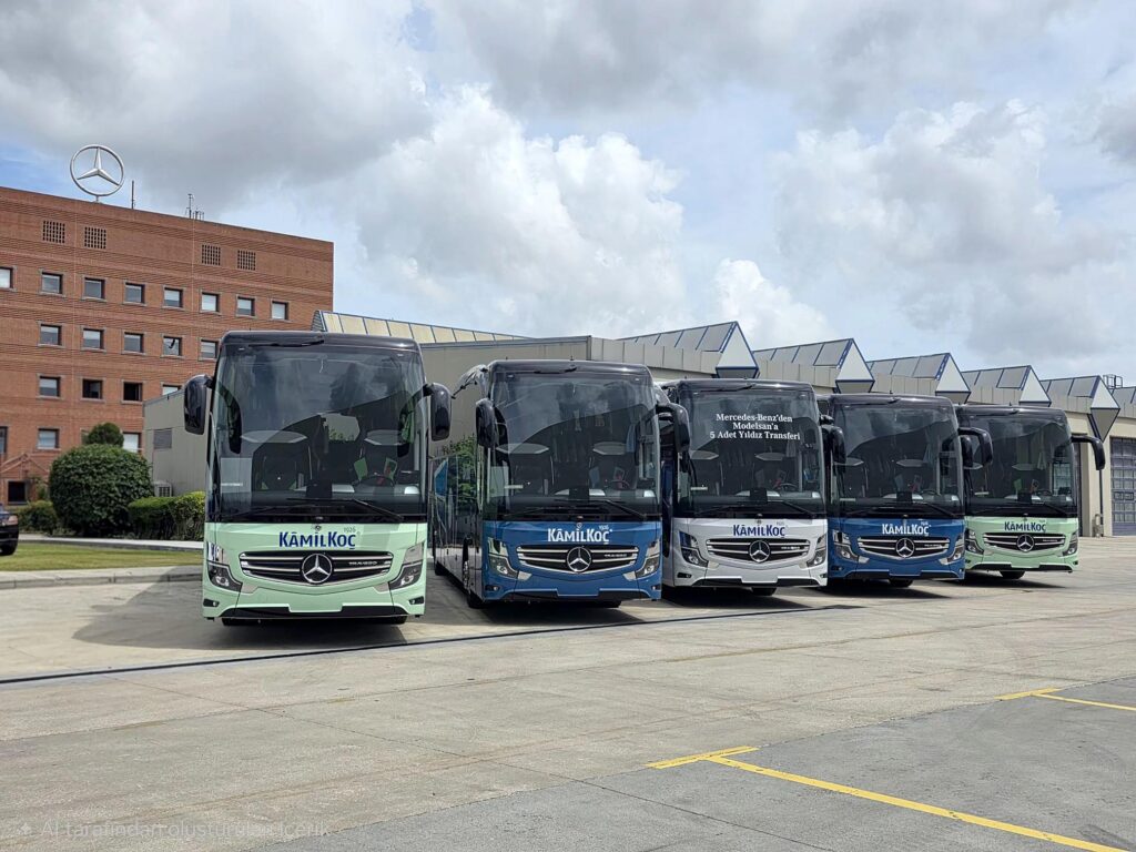 Modelsan, Kamil Koç filosuna 5 Mercedes Travego kattı