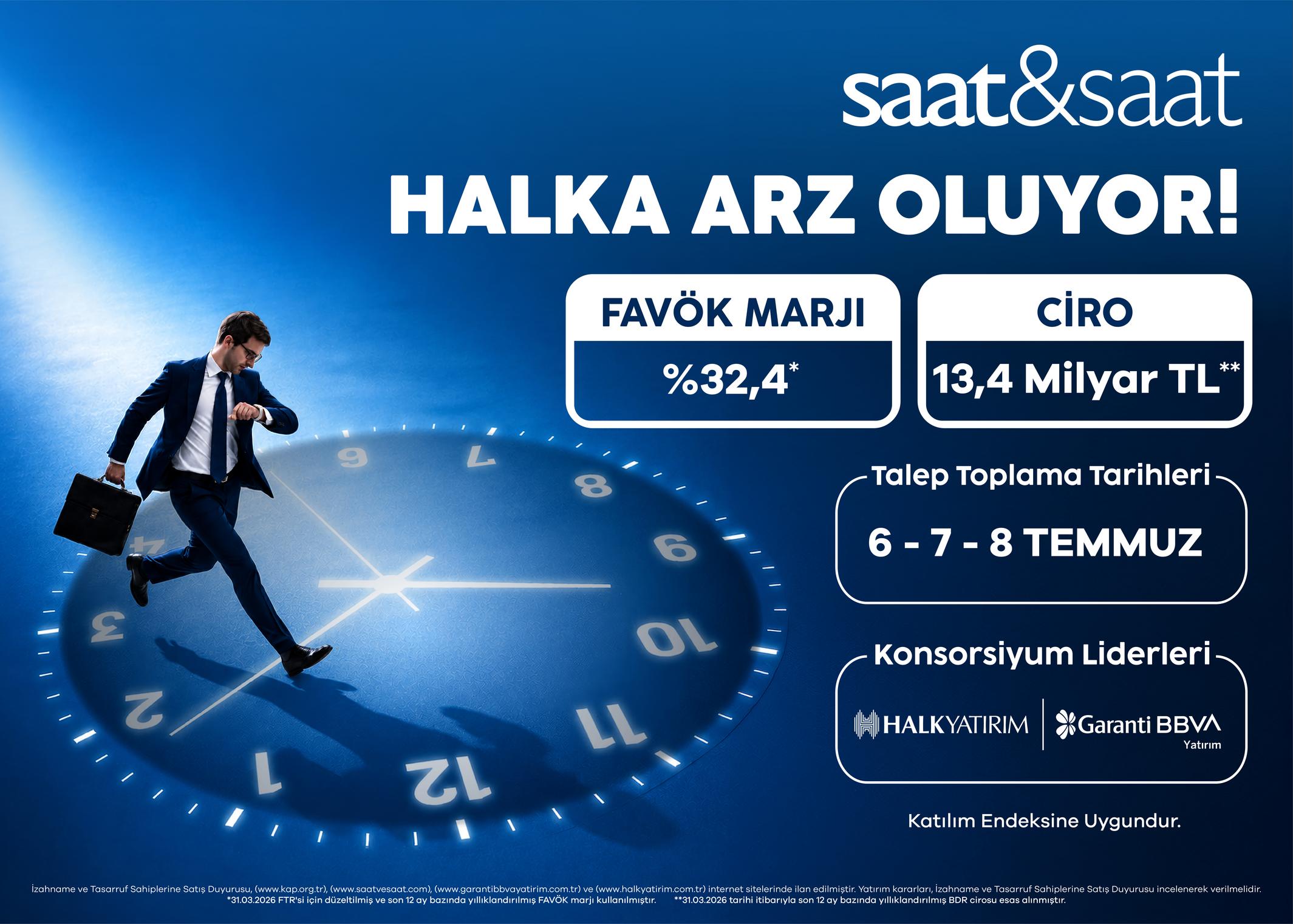 Saat&Saat halka arz duyurusu görseli 2