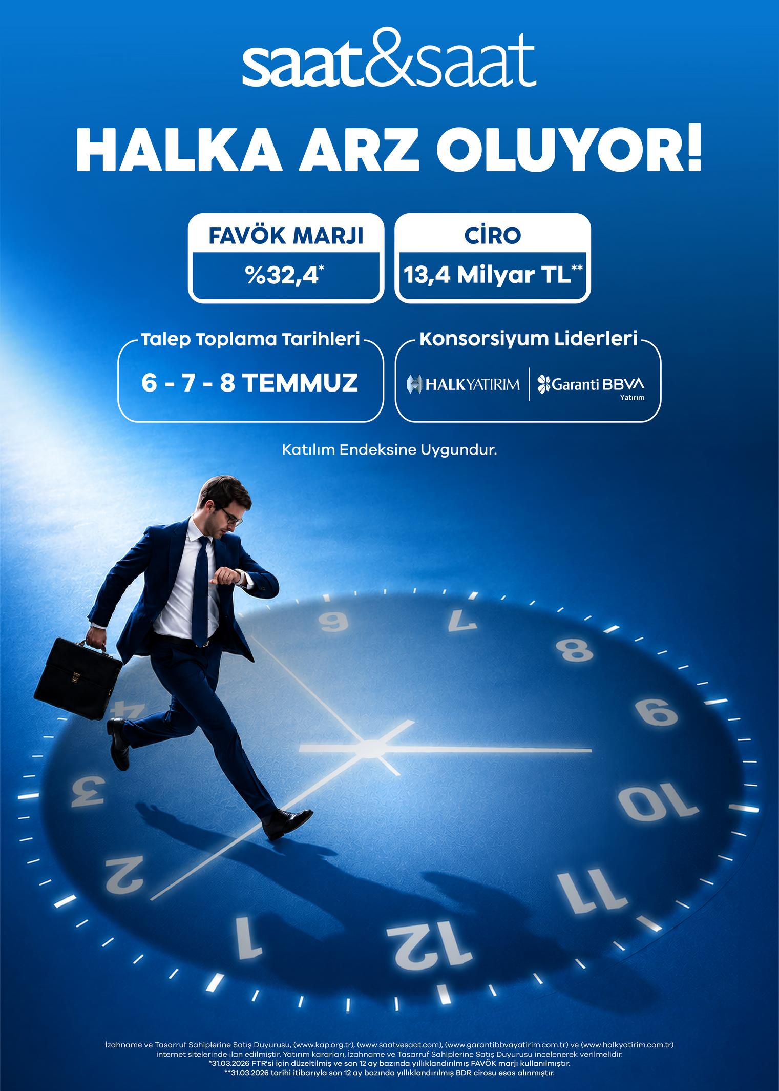 Saat ve Saat halka arz tanıtım görseli