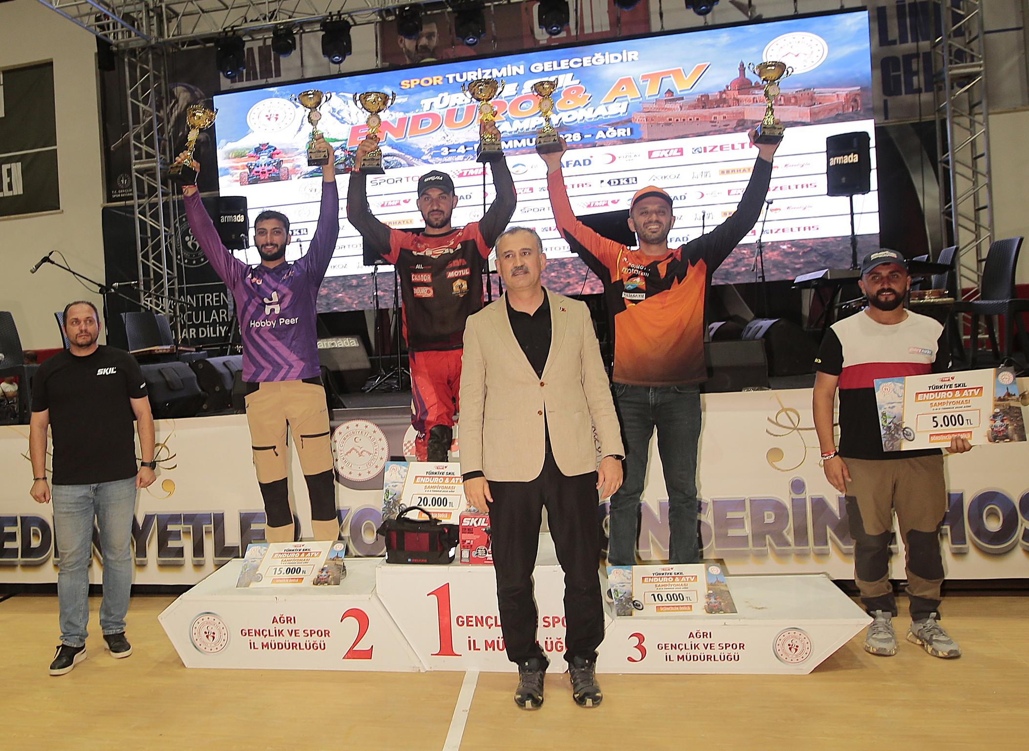 Türkiye SKIL Enduro Şampiyonası Ağrı final etapları; Tendürek ve Ağrı Dağı parkurları