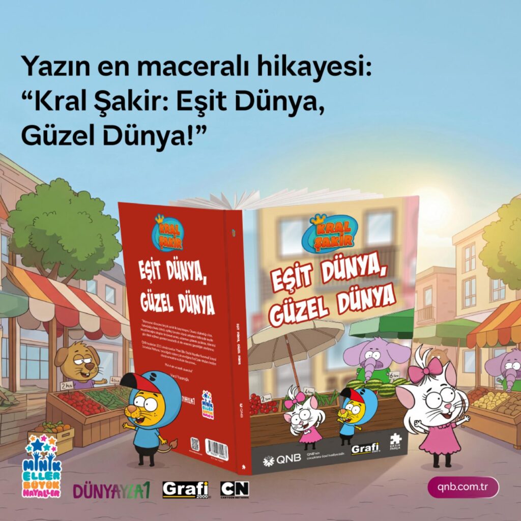QNB Türkiye’den Kral Şakir’li Yeni Kitap: Eşit Dünya