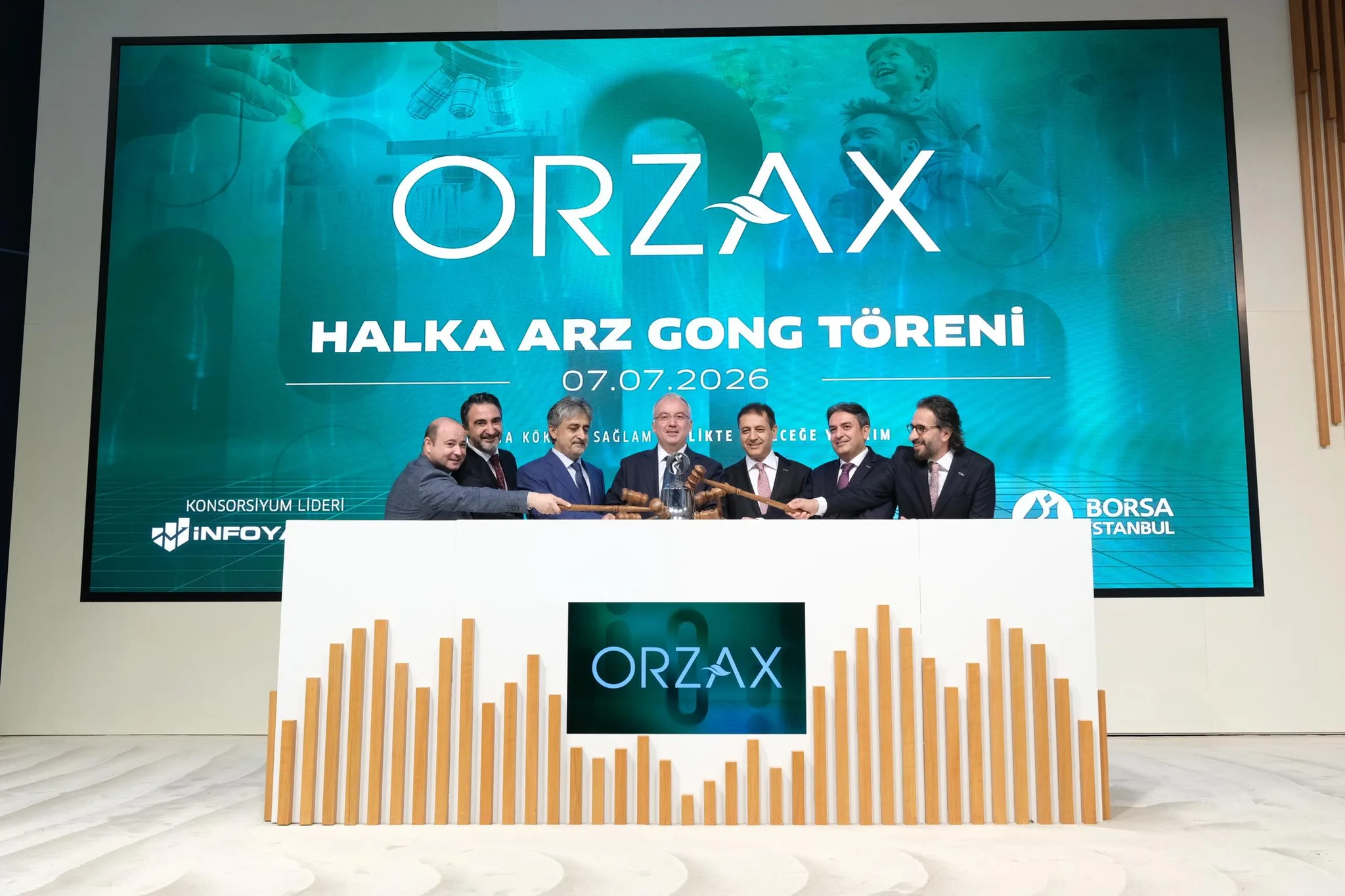 Orzax gong töreni Borsa İstanbul 2