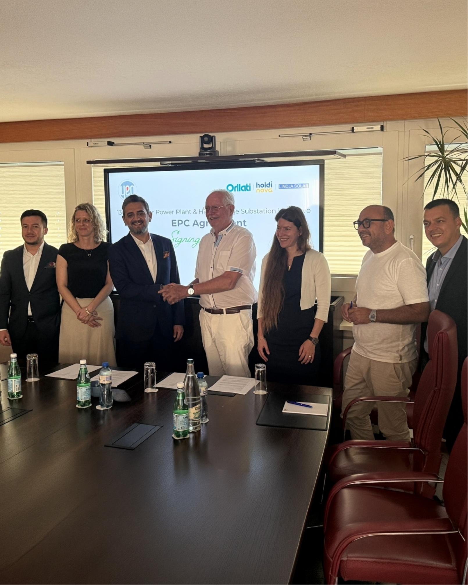 Kosova’da kurulacak 130 MWp güneş enerjisi santrali için imzalanan EPC anlaşması