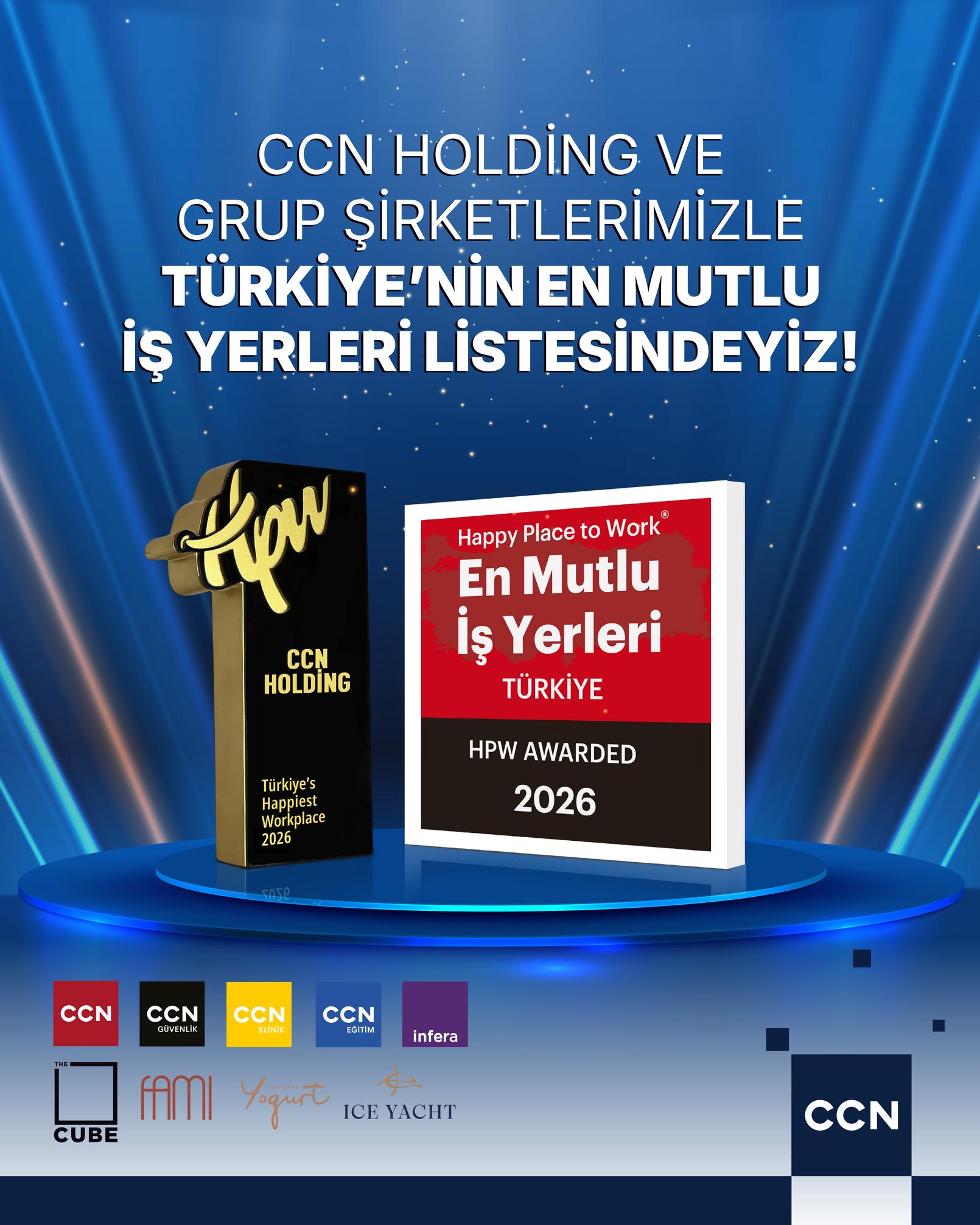 CCN Holding Türkiye’nin En Mutlu İşyerleri 2026 listesi duyurusu - görsel 2