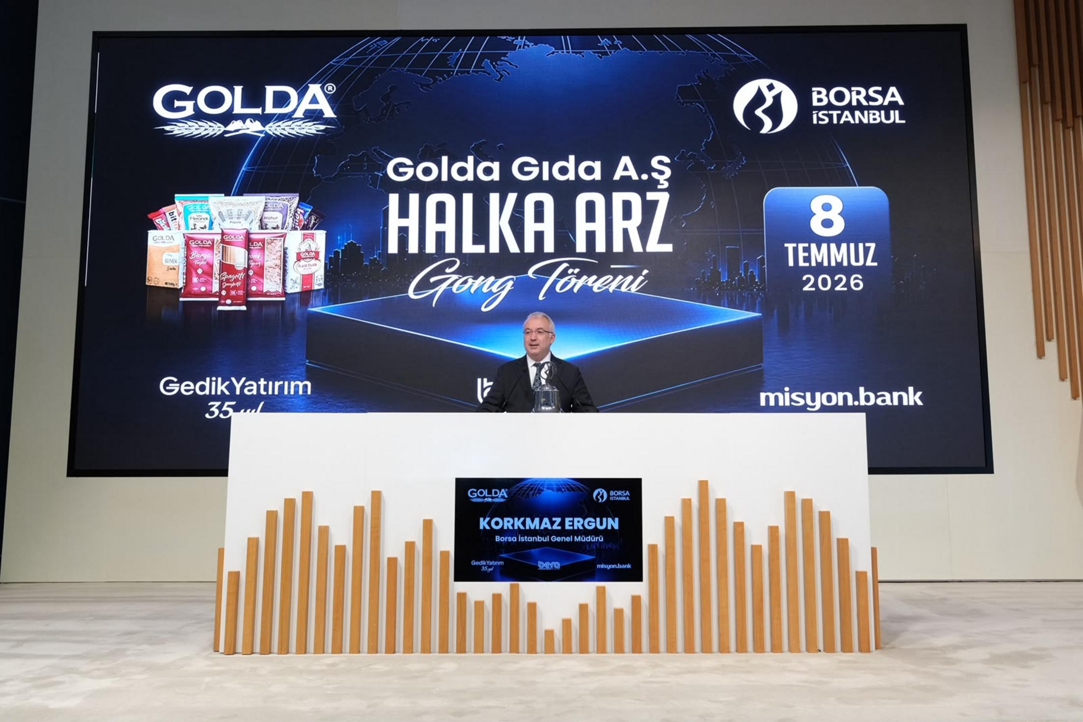 Golda Gıda Borsa İstanbul gong töreni