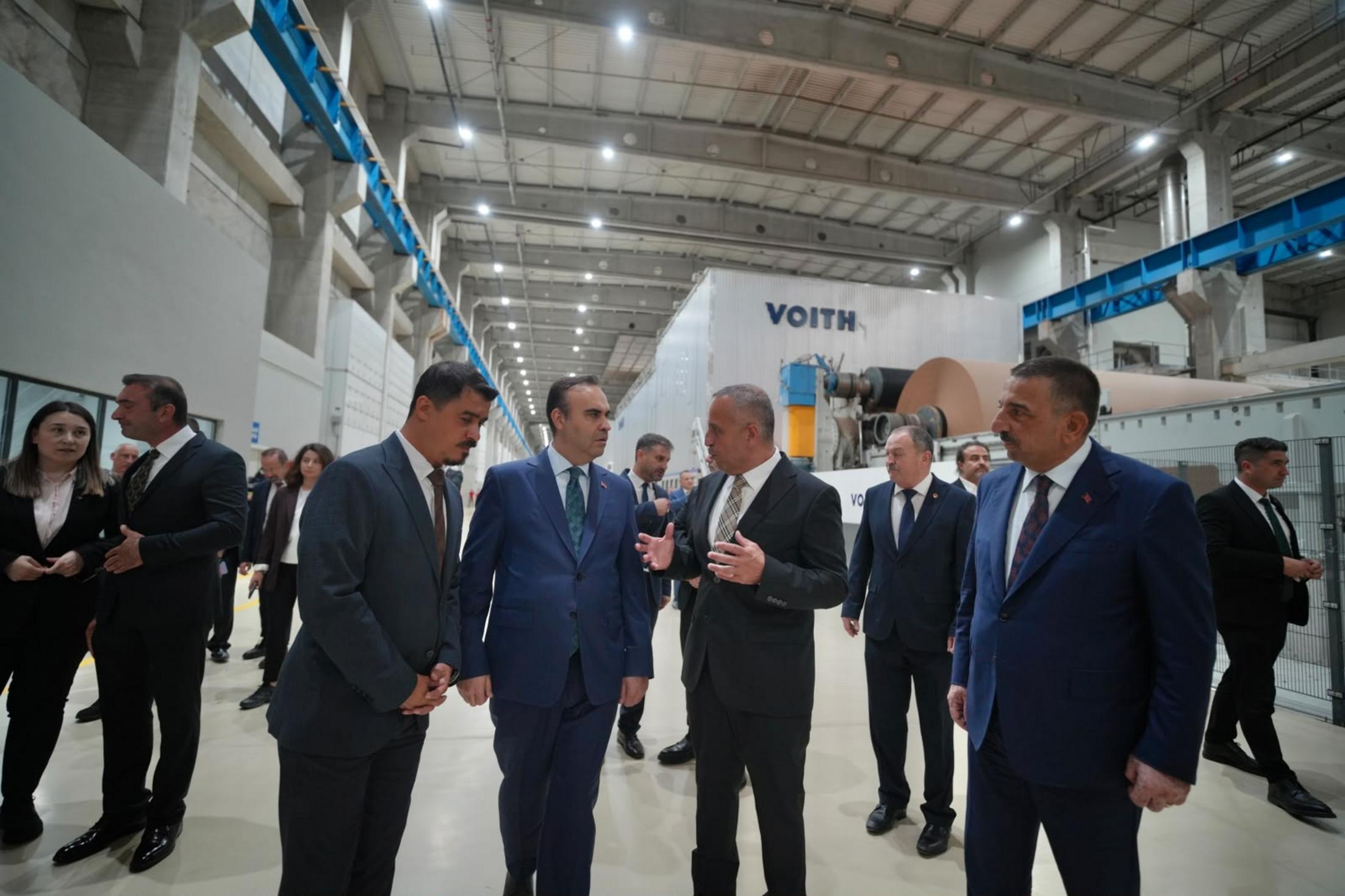 Modern Karton PM6 açılış töreninden bir kare, Zonguldak, 10 Temmuz 2026