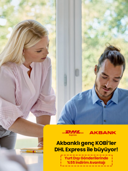 DHL Express ve Akbank’tan Genç KOBİ’lere %55 İndirim