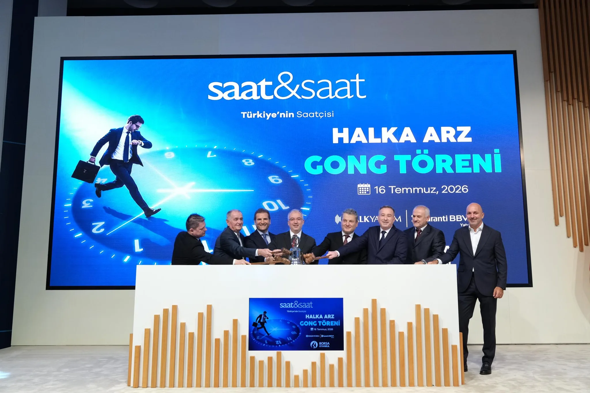 Saat&Saat halka arz gong töreni - 1