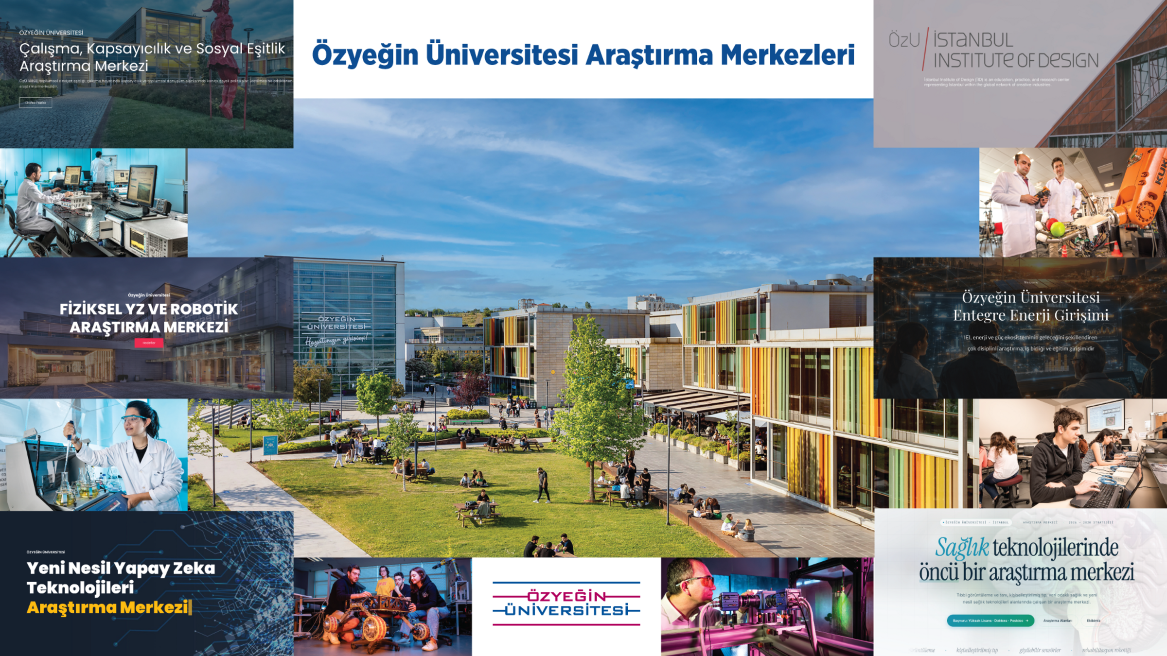 Özyeğin Üniversitesi araştırma merkezleri duyuru görseli 2