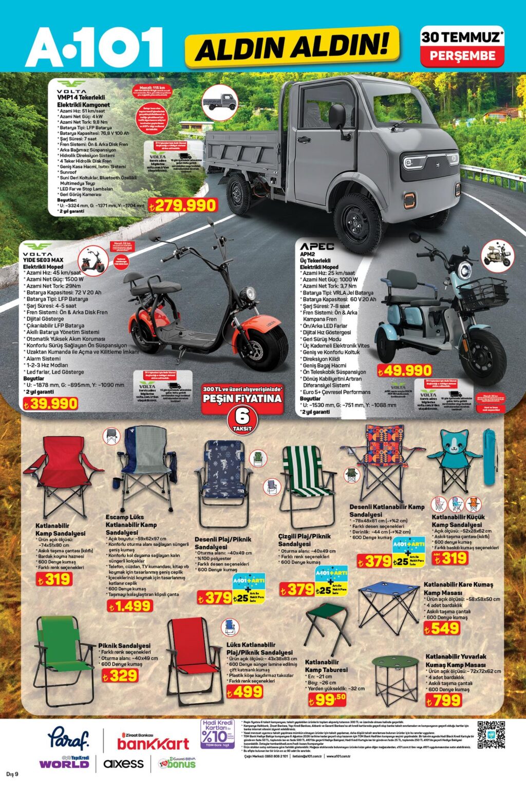 A101 30 Temmuz’da Elektrikli Kamyonet Satacak