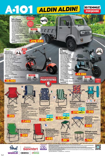 A101 30 Temmuz’da Elektrikli Kamyonet Satacak