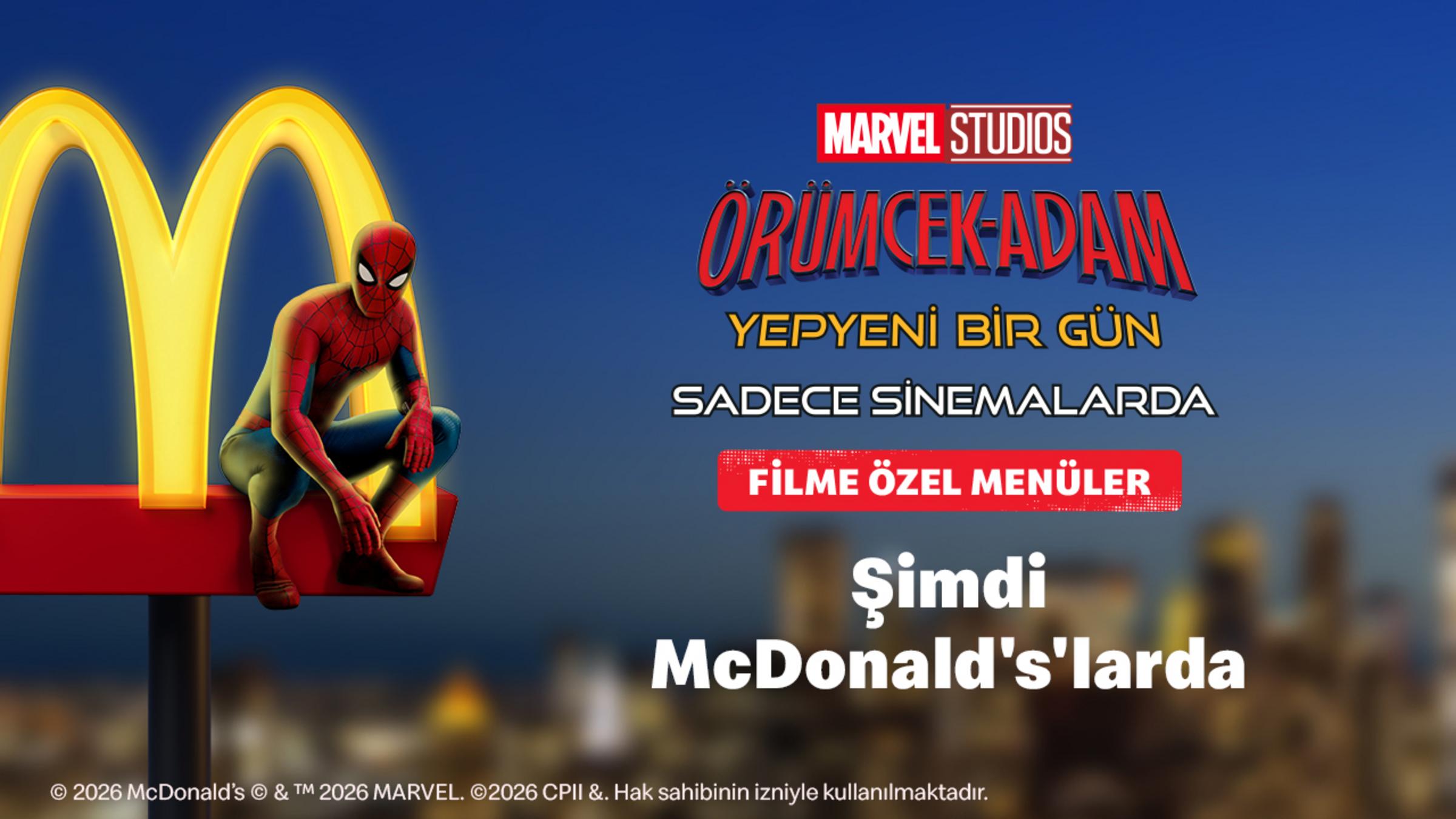 McDonald’s Türkiye Örümcek Adam kampanyası görseli 1