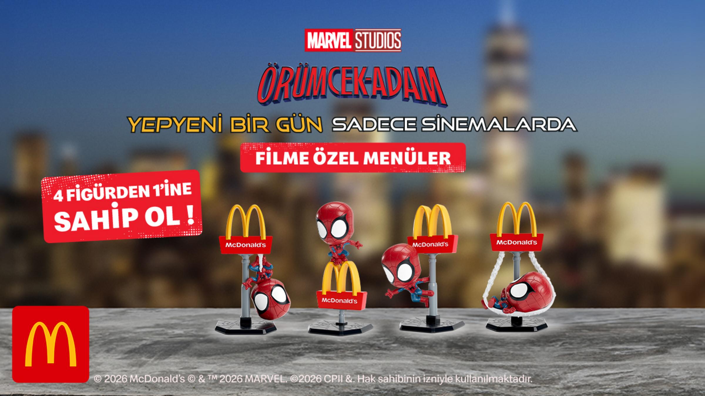 McDonald’s Türkiye Örümcek Adam kampanyası görseli 2