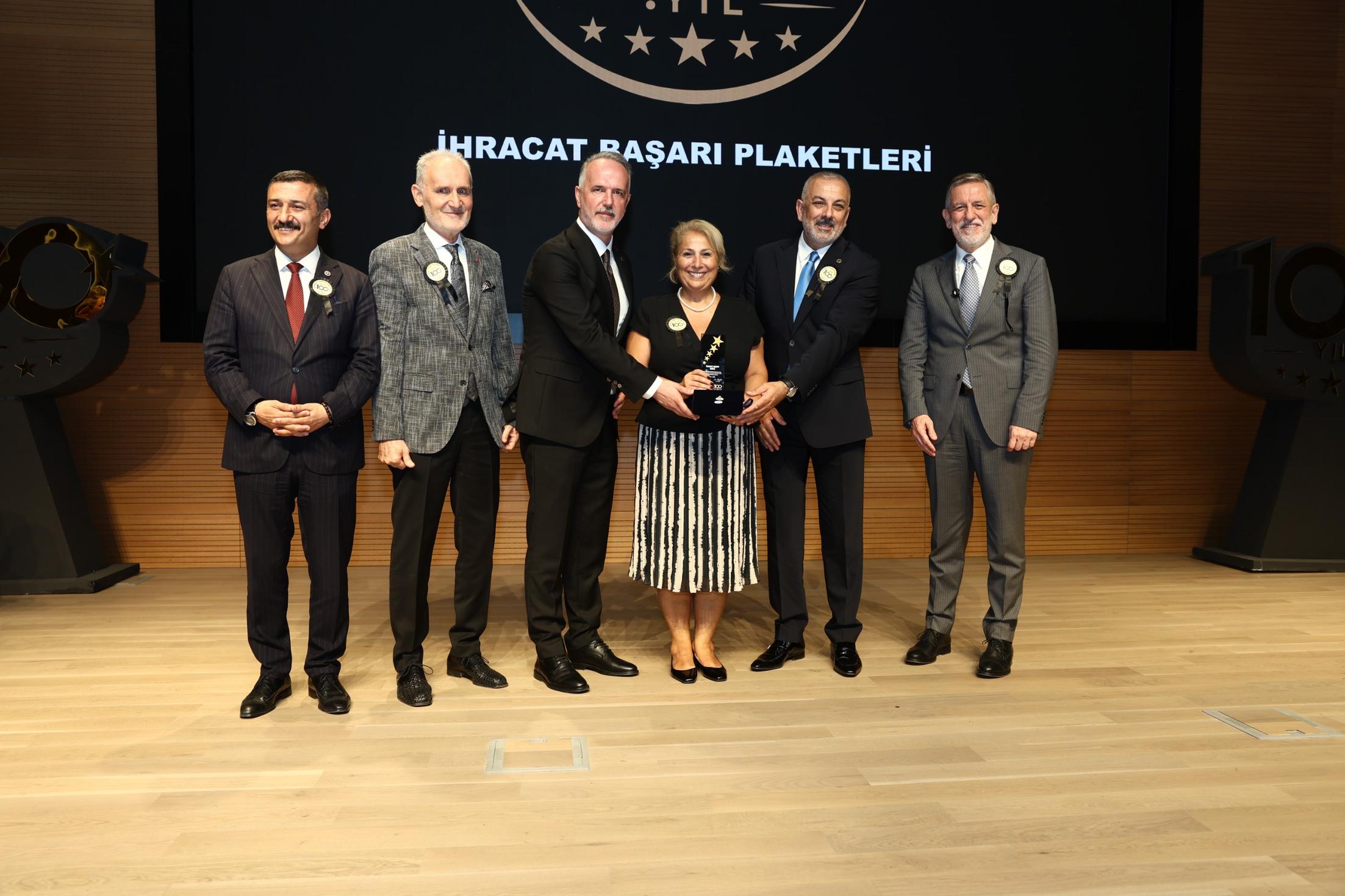 Döktaş İhracat Başarı Ödülü - OTSO 100. Yıl Töreni 2