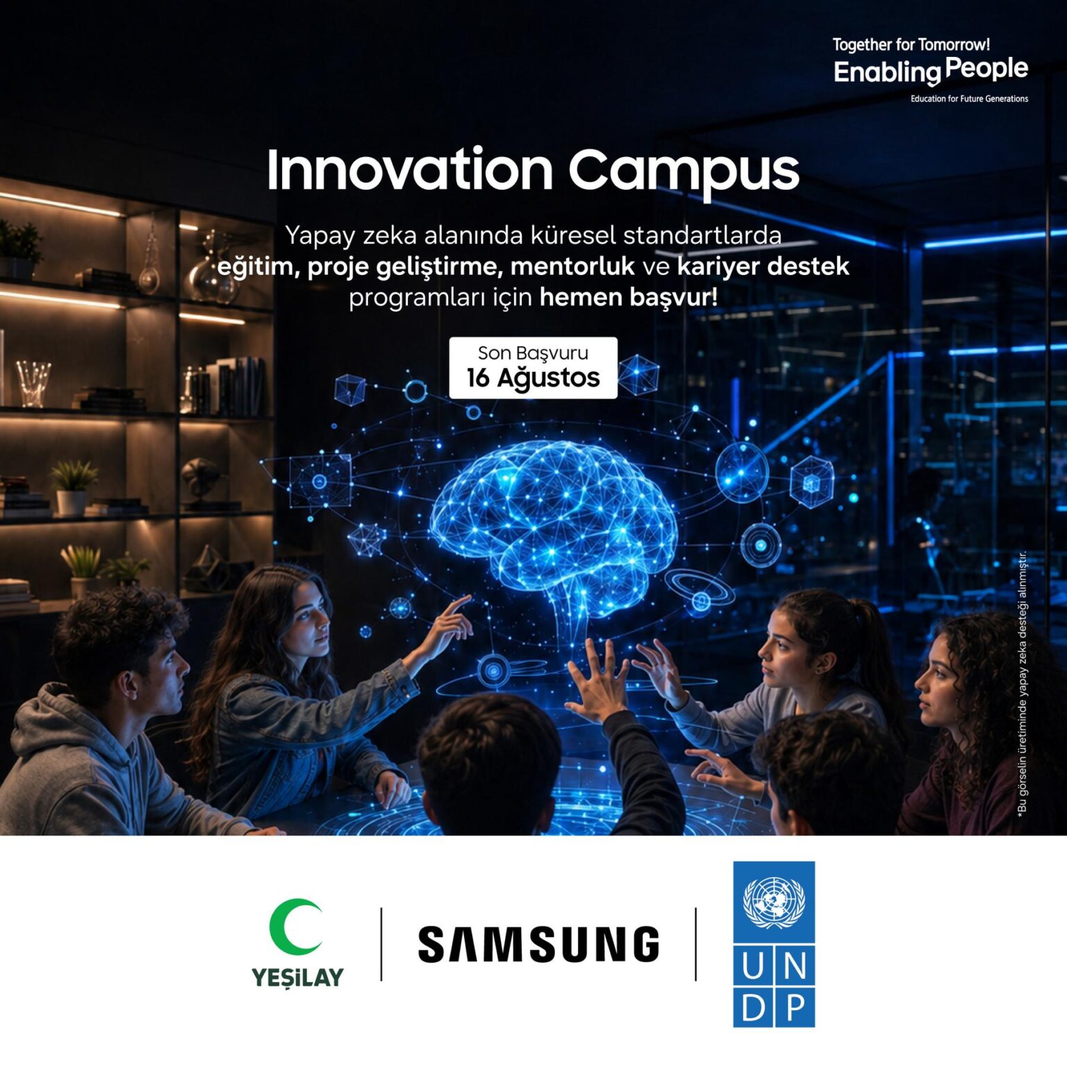 Samsung Innovation Campus’ta yapay zekâda son başvuru