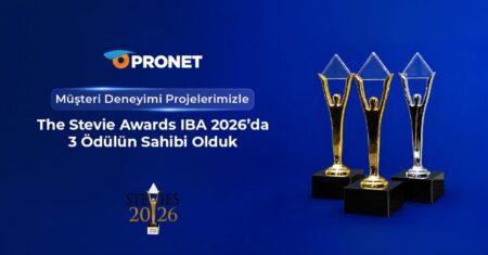 Pronet, Stevie Ödülleri 2026’da 2 Altın 1 Gümüş Aldı