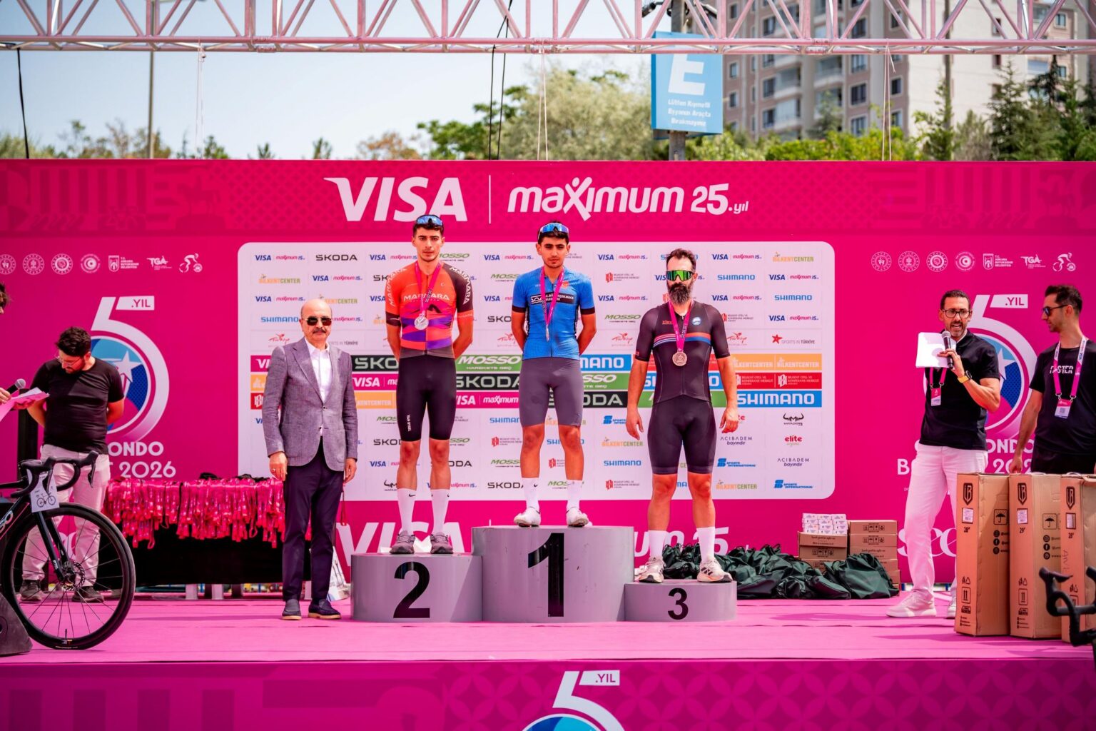 Visa Maximum Gran Fondo Başkent 2026’da Şampiyonlar