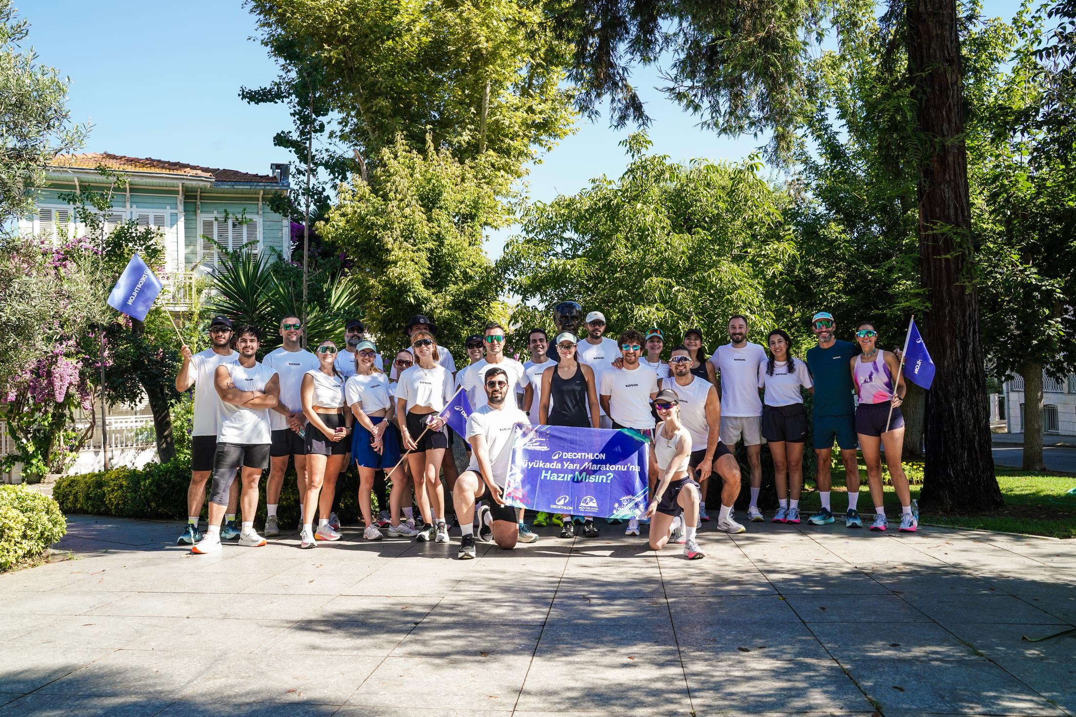 Decathlon Büyükada hazırlık koşusundan bir an