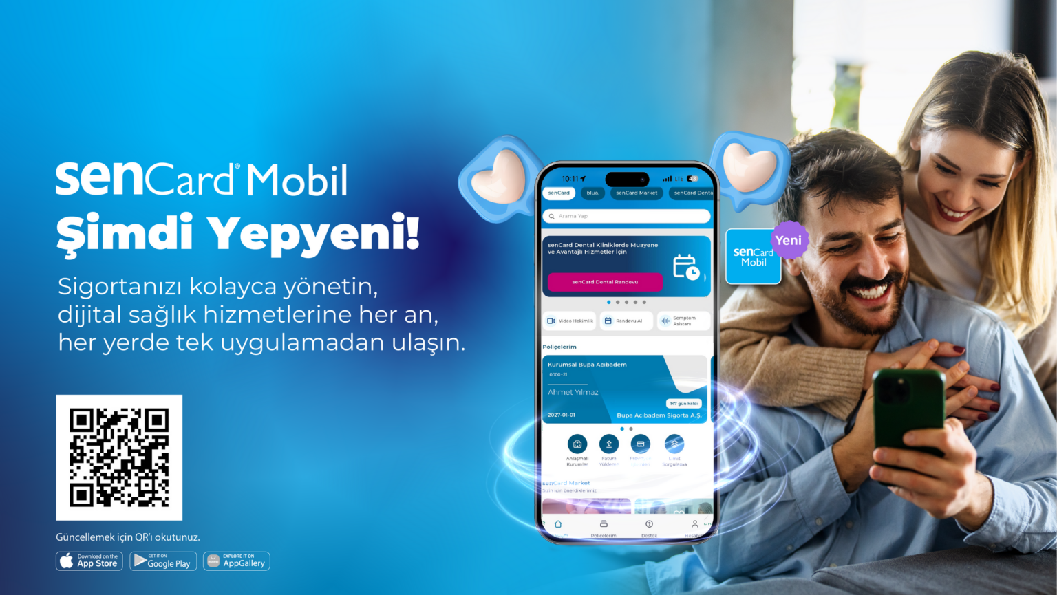 senCard Mobil, Dijital Sigortayı Tek Uygulamada Sunuyor