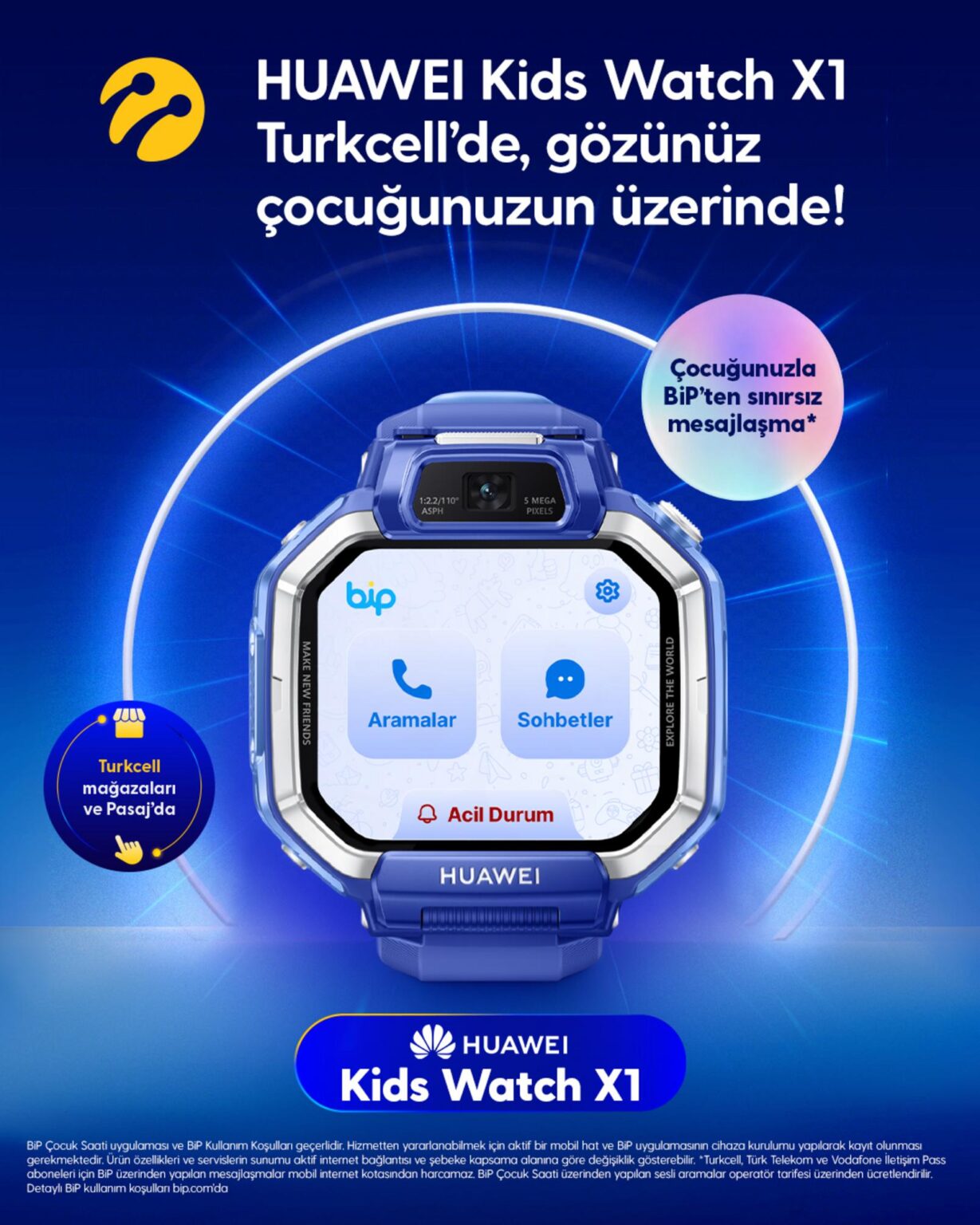 Turkcell BiP, Huawei Watch Kids X1’e entegre edildi
