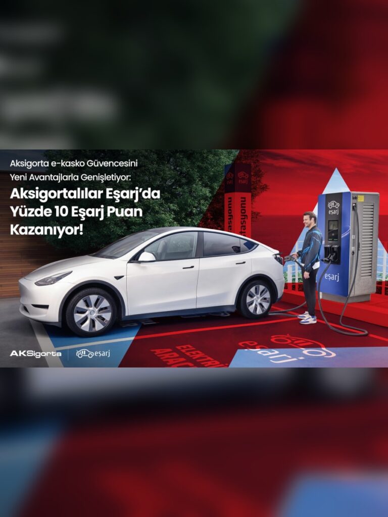 Aksigorta e-Kasko’ya Eşarj’da %10 Puan Avantajı