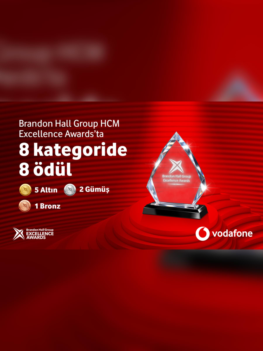 Vodafone Türkiye Brandon Hall HCM’de 8 ödül