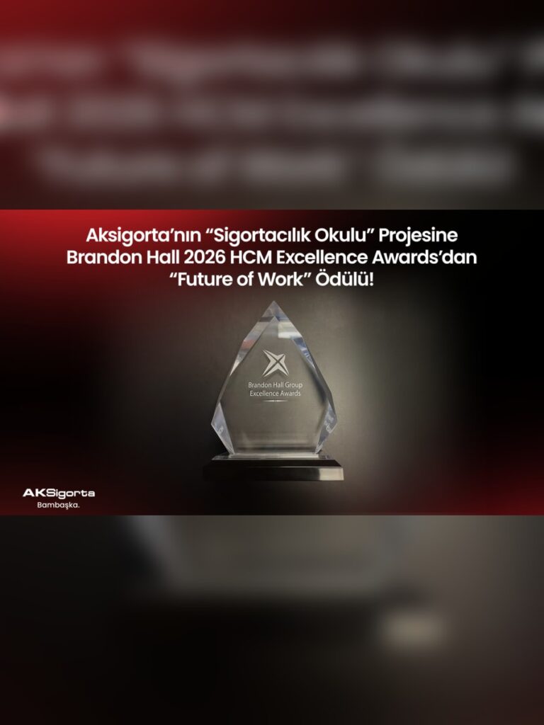 Aksigorta Sigortacılık Okulu’na Brandon Hall Bronz Ödül