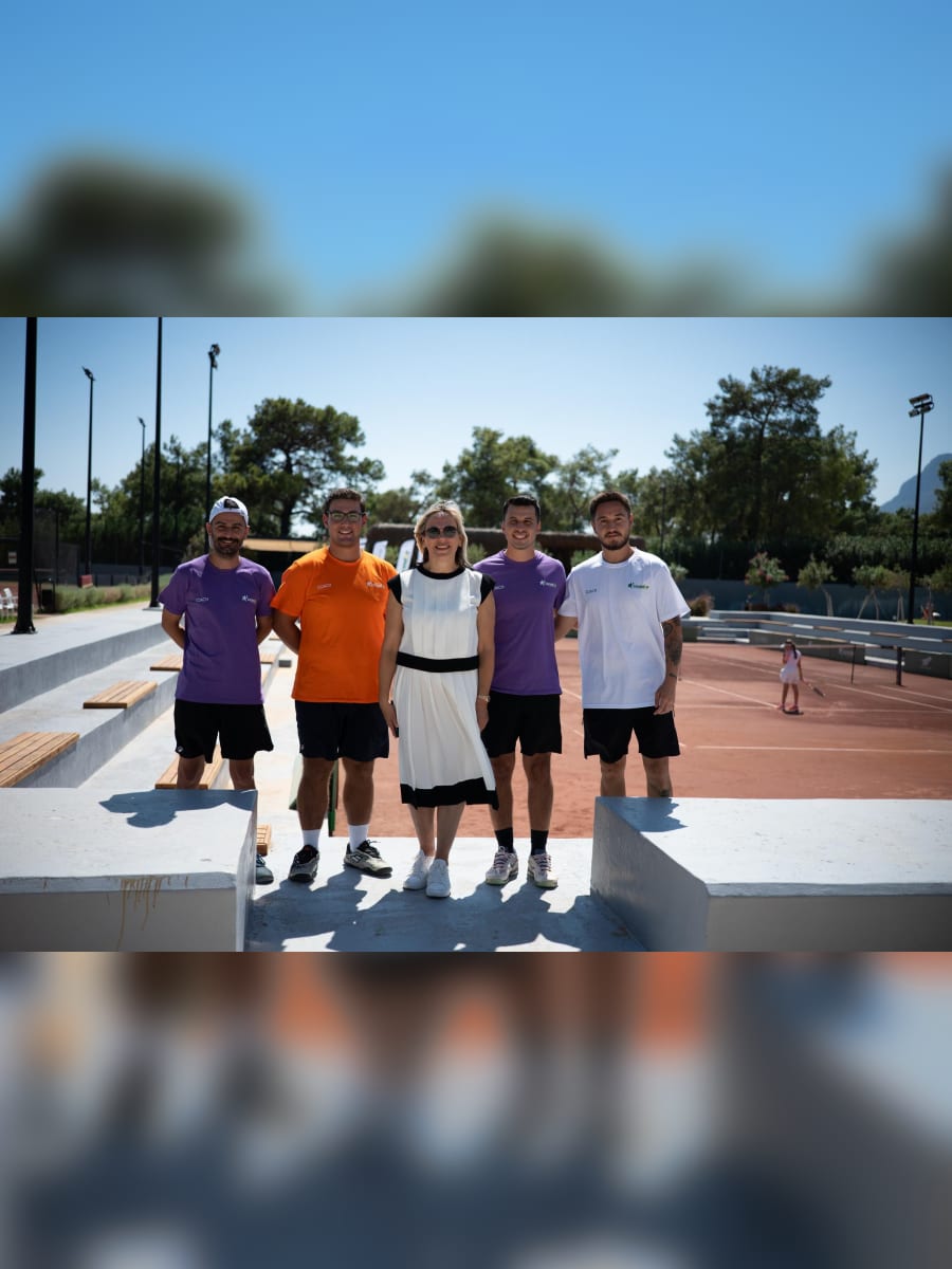 TTF Başkanı Şafak Müderrisgil’in Corendon Tennis Club Kemer ziyareti - 2