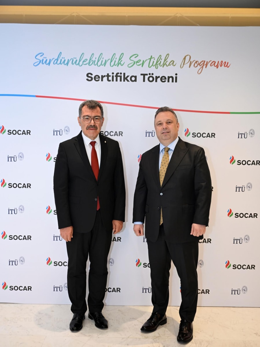 SOCAR Türkiye-İTÜ Sürdürülebilirlik Sertifika Programı ilk dönem töreni