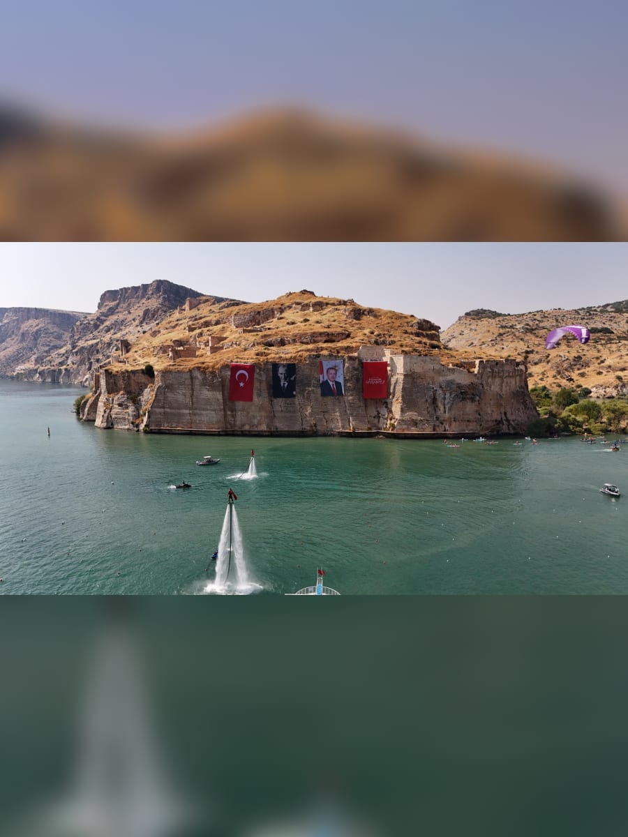 Rumkale Su Sporları Festivali’nden görüntü