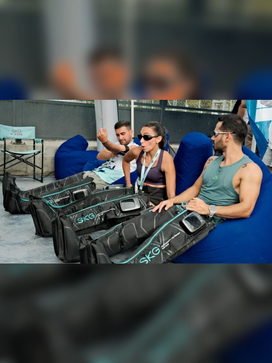 Sporcular, SKG masaj teknolojileriyle toparlanma deneyimi