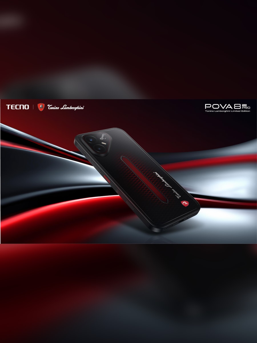 TECNO POVA 8 Pro 5G Tonino Lamborghini Limited Edition arka tasarım ve detaylar