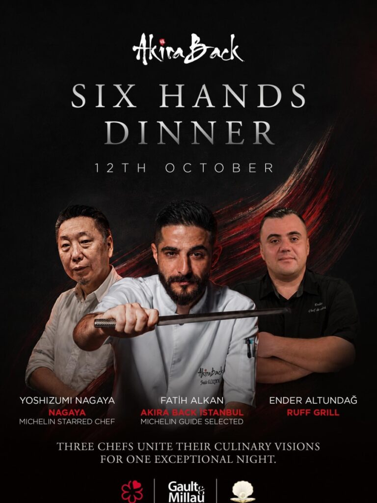 Akira Back İstanbul’da 6 Hands Dinner 12 Ekim 2026
