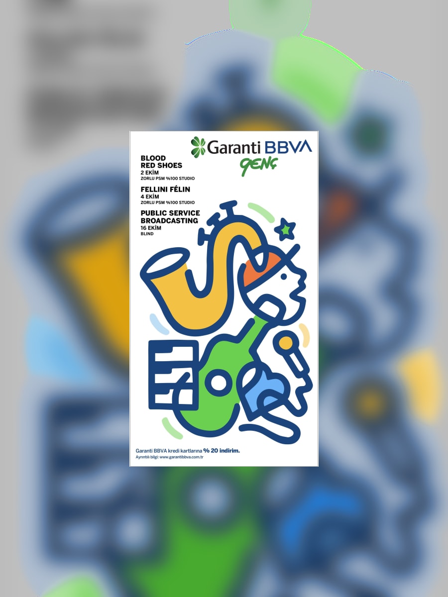 Garanti BBVA Genç Konserleri afiş görseli