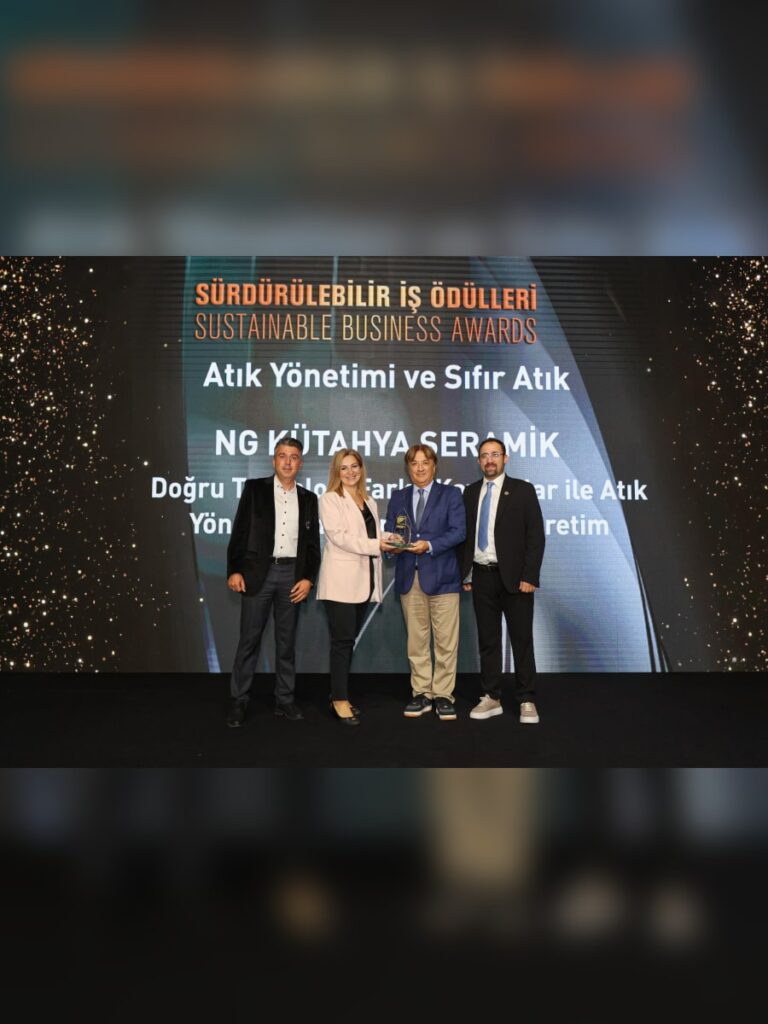 NG Kütahya Seramik’e Sürdürülebilir İş Ödülü
