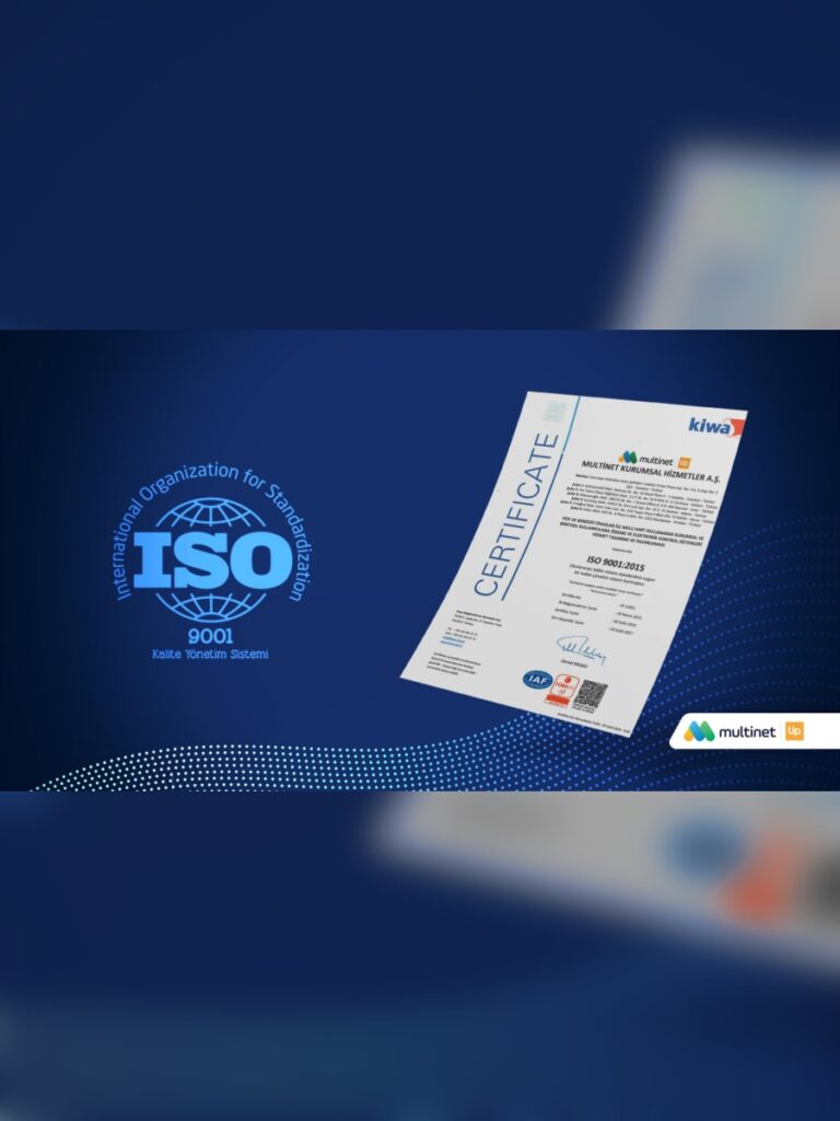 Multinet Up, ISO 9001 uygunluğunu bir kez daha belgeledi
