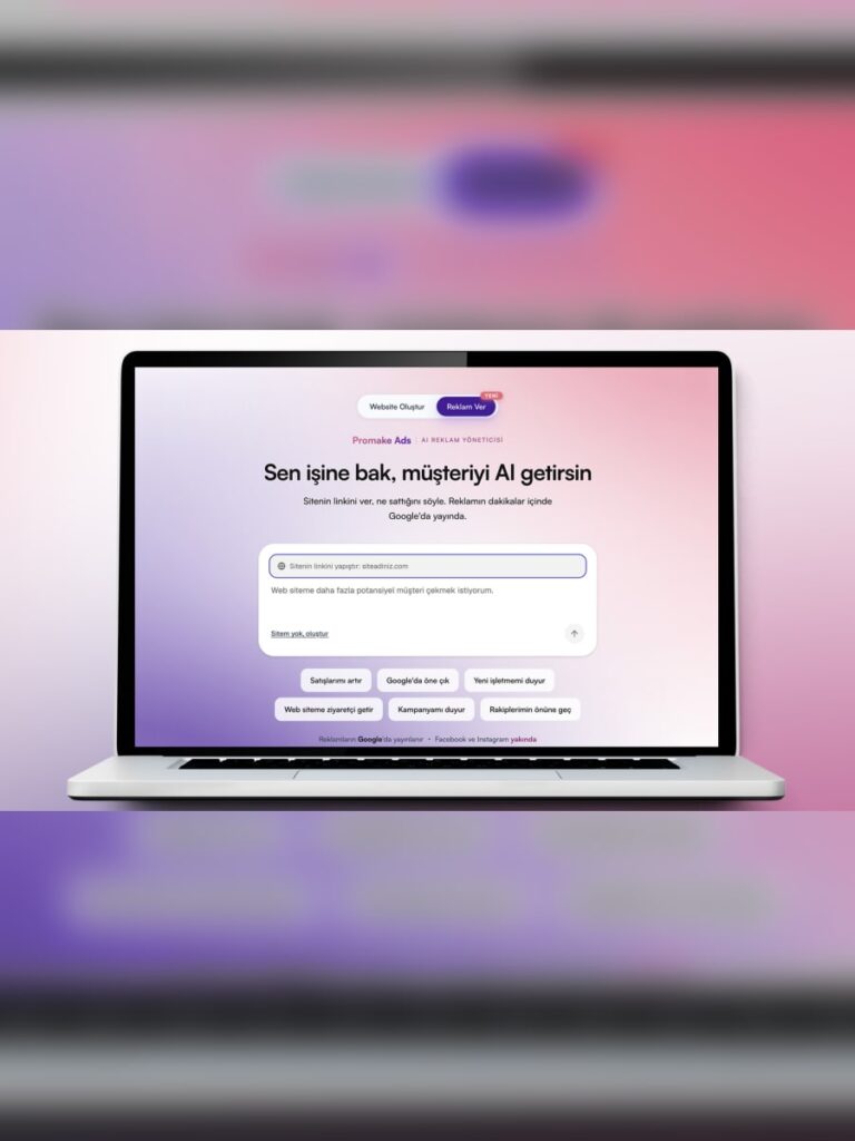 Promake Ads: KOBİ’lere 10 Dakikada Yapay Zekâlı Reklam