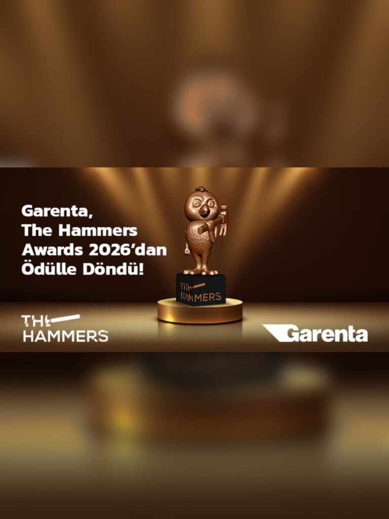 Garenta, The Hammers Awards 2026’da bronz ödül aldı