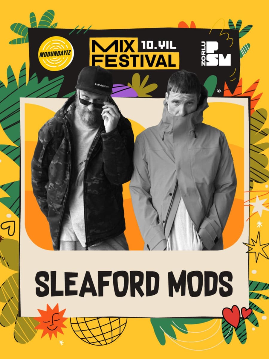 Sleaford Mods, MIX Festival’in 10. yılında Zorlu PSM’de