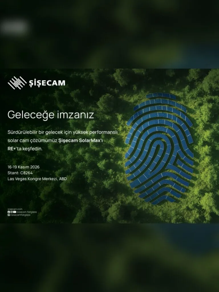 Şişecam, RE+ 2026’da güneş enerjisi camlarını tanıtacak