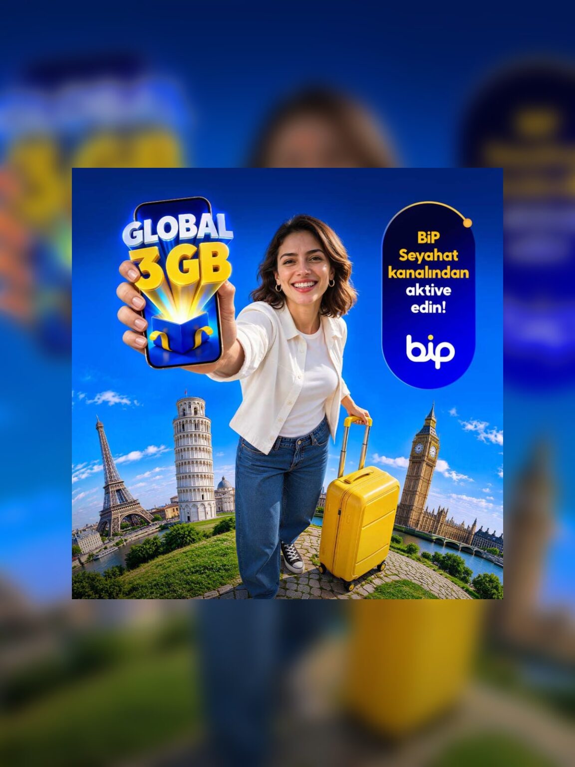Turkcell 174 ülkede Global 3 GB’ı ücretsiz sunuyor