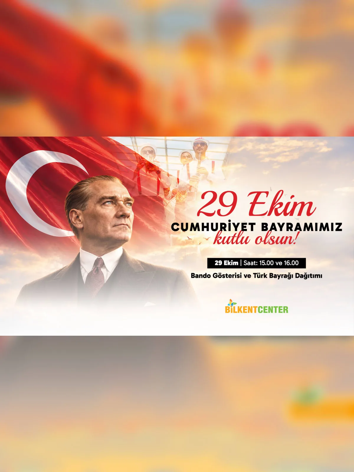 Bilkent Center’da 29 Ekim Cumhuriyet Bayramı etkinliği