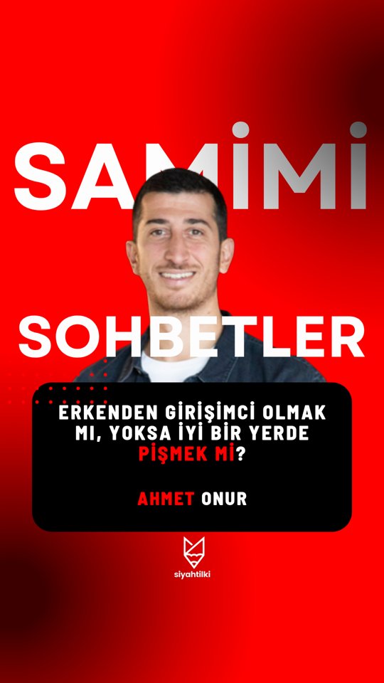 Erkenden Girişimci Olmak mı, Yoksa İyi Bir Yerde Pişmek mi? | Samimi Sohbetler | Ahmet Onur