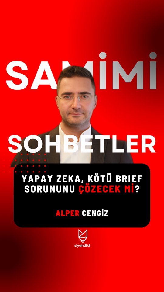 Yapay Zeka, Kötü Brief Sorununu Çözecek mi? | Samimi Sohbetler | Alper Cengiz #shorts