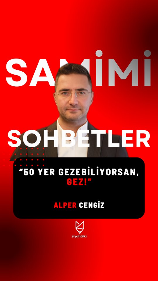Alper Cengiz: "50 Yer Gezebiliyorsan, Gez!" | Samimi Sohbetler | Alper Cengiz #shorts