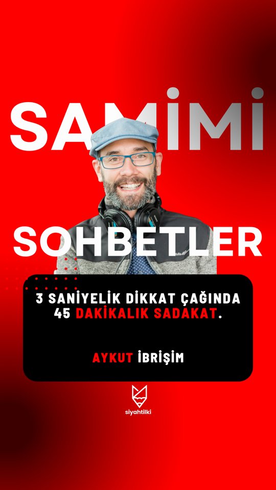 3 Saniyelik Dikkat Çağında 45 Dakikalık Sadakat | Samimi Sohbetler | Aykut İbrişim #shorts